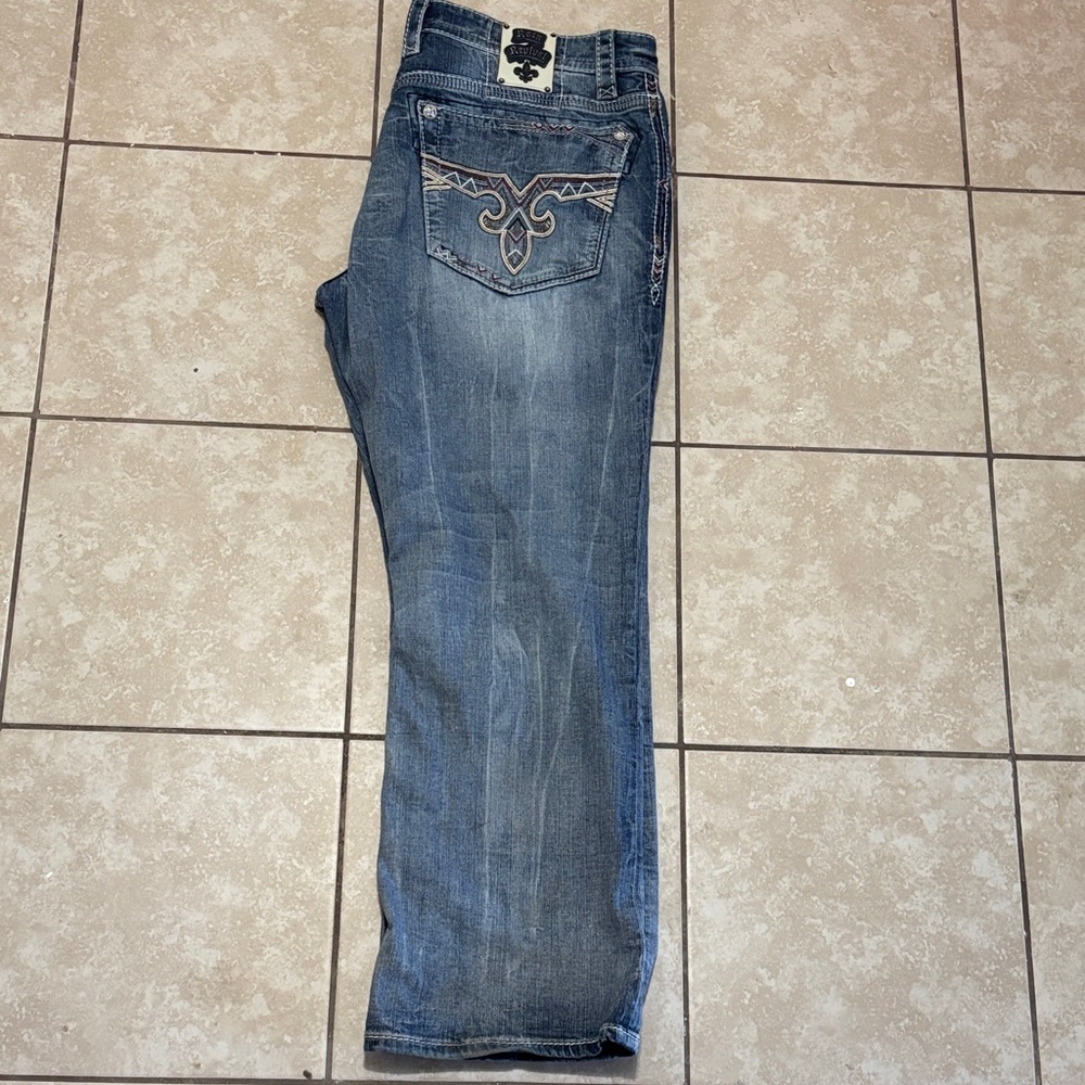 Rock Revival Denim with Embroidered Pocket